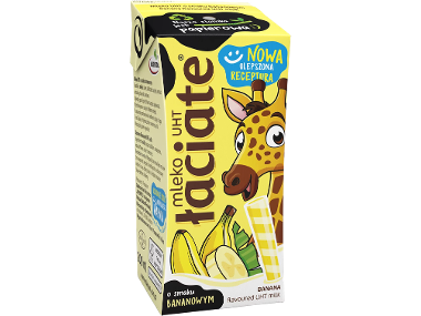 Bananų skonio pieno gėrimas Laciate