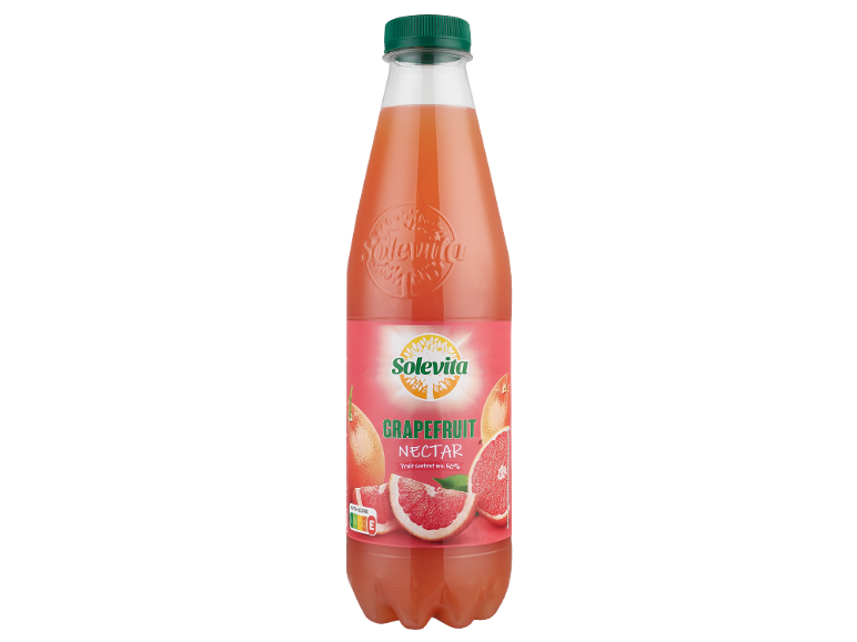 'Solevita' greipfrutų nektaras plastikiniame butelyje