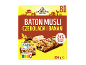Miusli batonėlis su šokoladu ir bananu, 8 batonėliai, 24% pieninis šokoladas, 200g, Nutri-Score E.