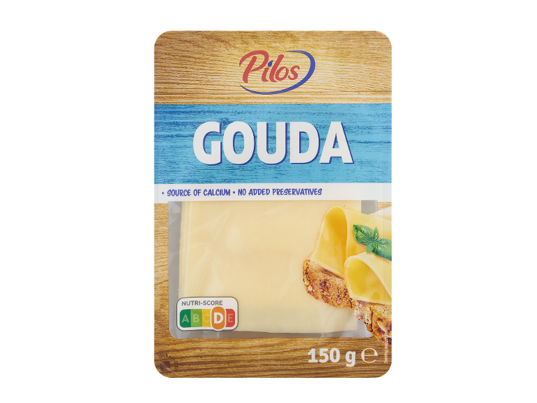 Pilos Gouda sūris griežinėliais, 150g