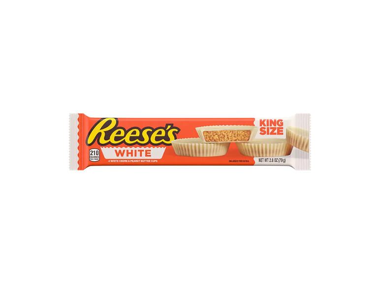 Reese's King Size White Peanut Butter Cups 79g pakuotė