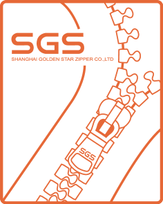 SGS logotipas su tekstu SHANGHAI GOLDEN STAR ZIPPER CO.,LTD