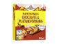 Miusli batonėlių pakuotė su šokoladu ir bananais, su Nutri-Score A žymėjimu.