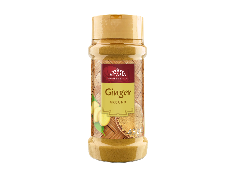 Kinų stiliaus malto imbiero stiklainis, 45 g