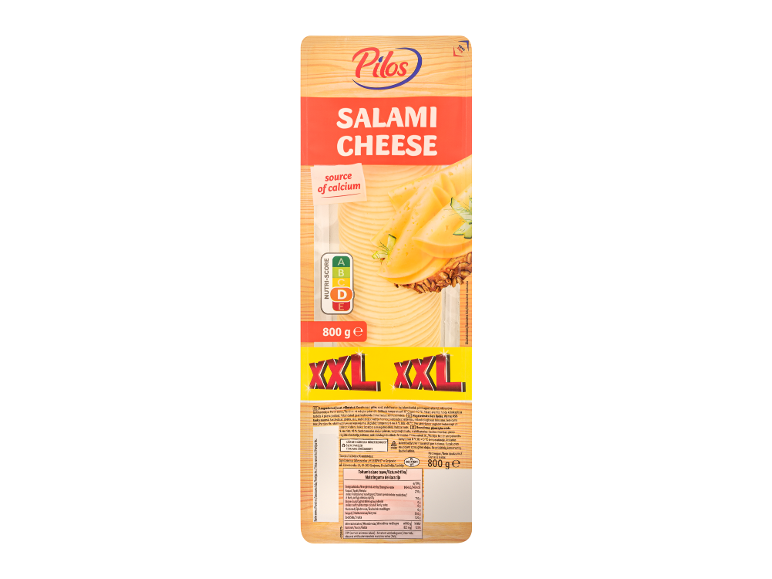 Pilos pjaustytas sūris 'Salami Cheese', 800 g pakuotė.