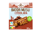 Šokoladiniai musli batonėliai, 8 vnt., be pridėtinio cukraus, 200g.