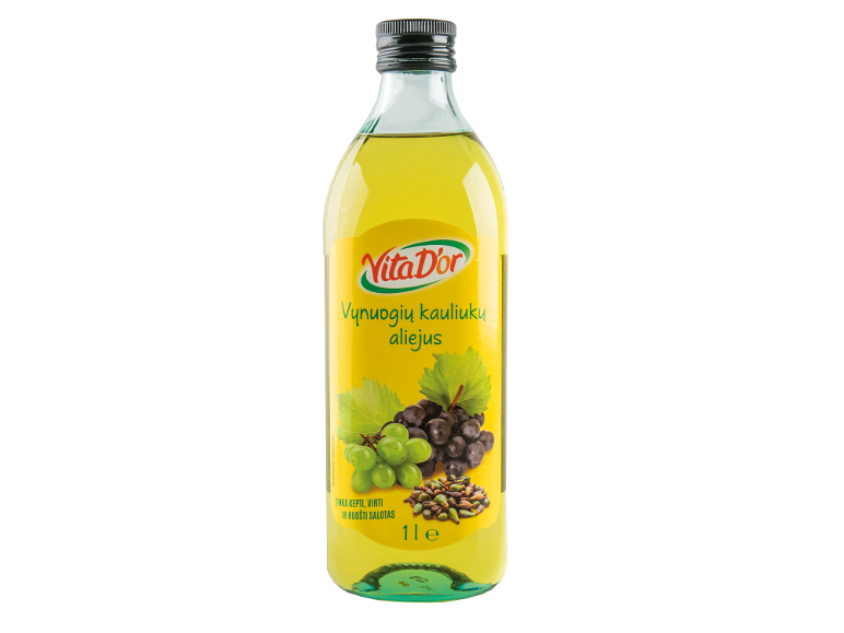 'Vita D'or' vynuogių kauliukų aliejus, 1 l