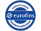'Eurofins' kokybės ženklas su užrašu 'Patikrinta kokybė. Reguliarūs patikrinimai'