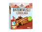 Šokoladinių musli batonėlių pakuotė, 8 vnt., be pridėtinio cukraus, 200g.