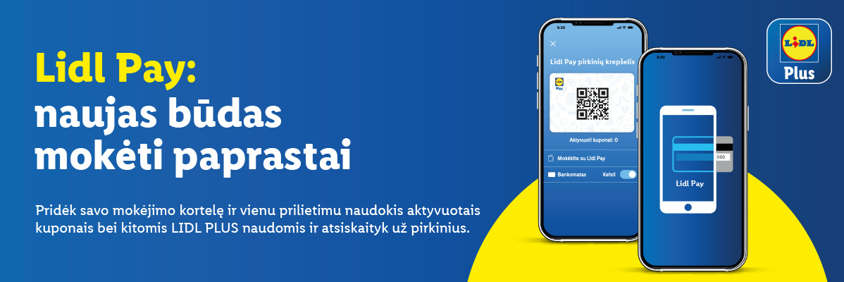 Lidl Pay: mokėjimai telefonu, Lidl Plus.