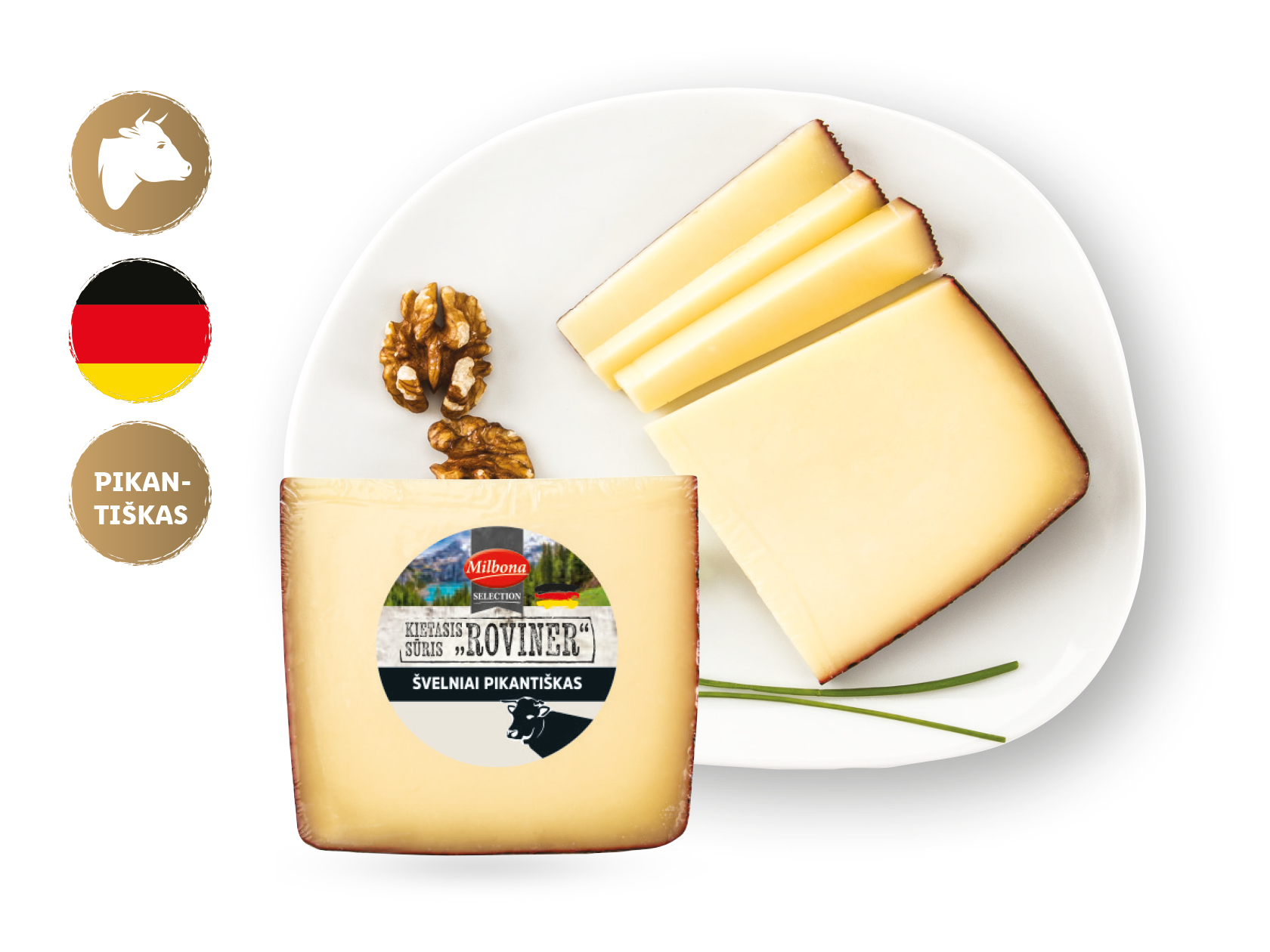 Kietasis sūris „Roviner“ (Vokietija)