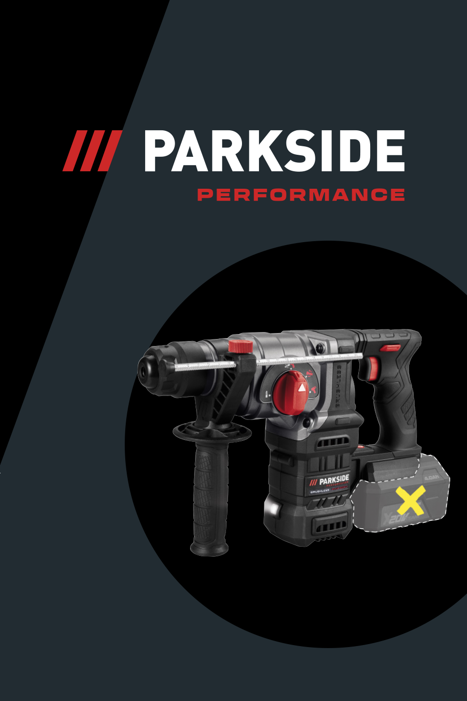 Parkside Performance akumuliatorinis perforatorius