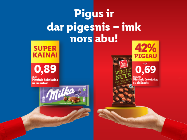 Pigus ir dar pigesnis – imk nors abu!