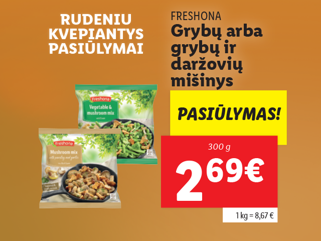 Rudeniu kvepiantys pasiūlymai