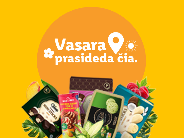 Vasaros prasideda čia! Šokoladas, ledai ir kiti skanėstai.