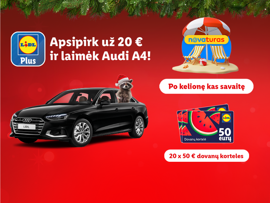 Laimėk Audi A4!