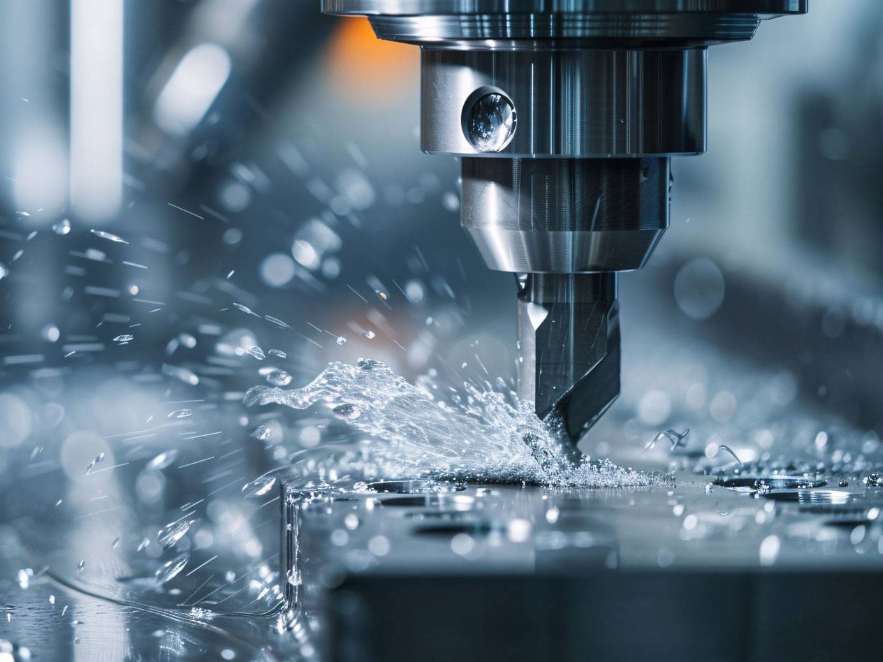 Metalo pjovimas CNC staklėmis.