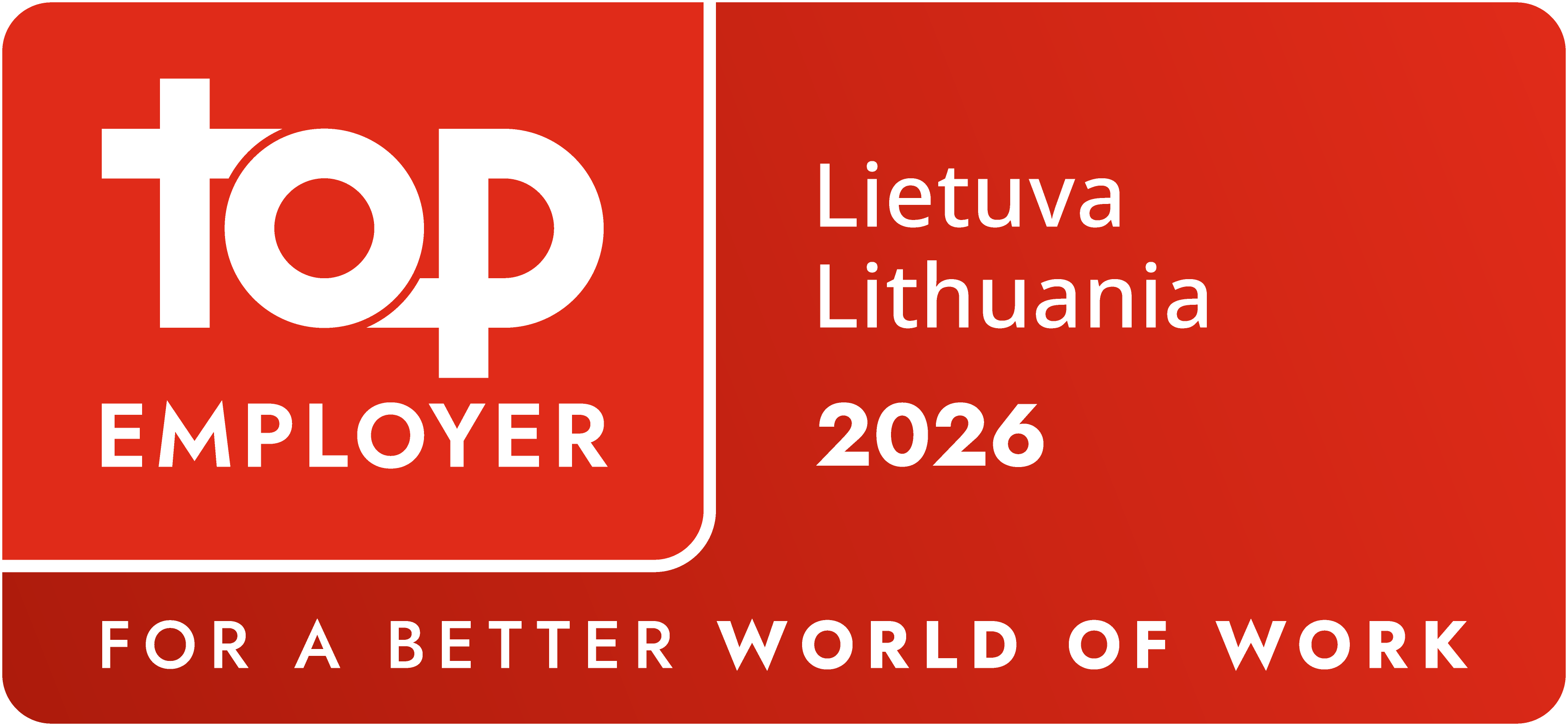 „Top Employer 2025 Lietuva“